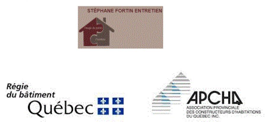 Peinture extérieur,intérieur Tirage de joints,Stéphane Fortin Québec Logo